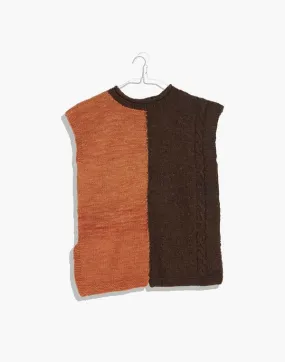 The Sleeveless Sweater -  Mocha 