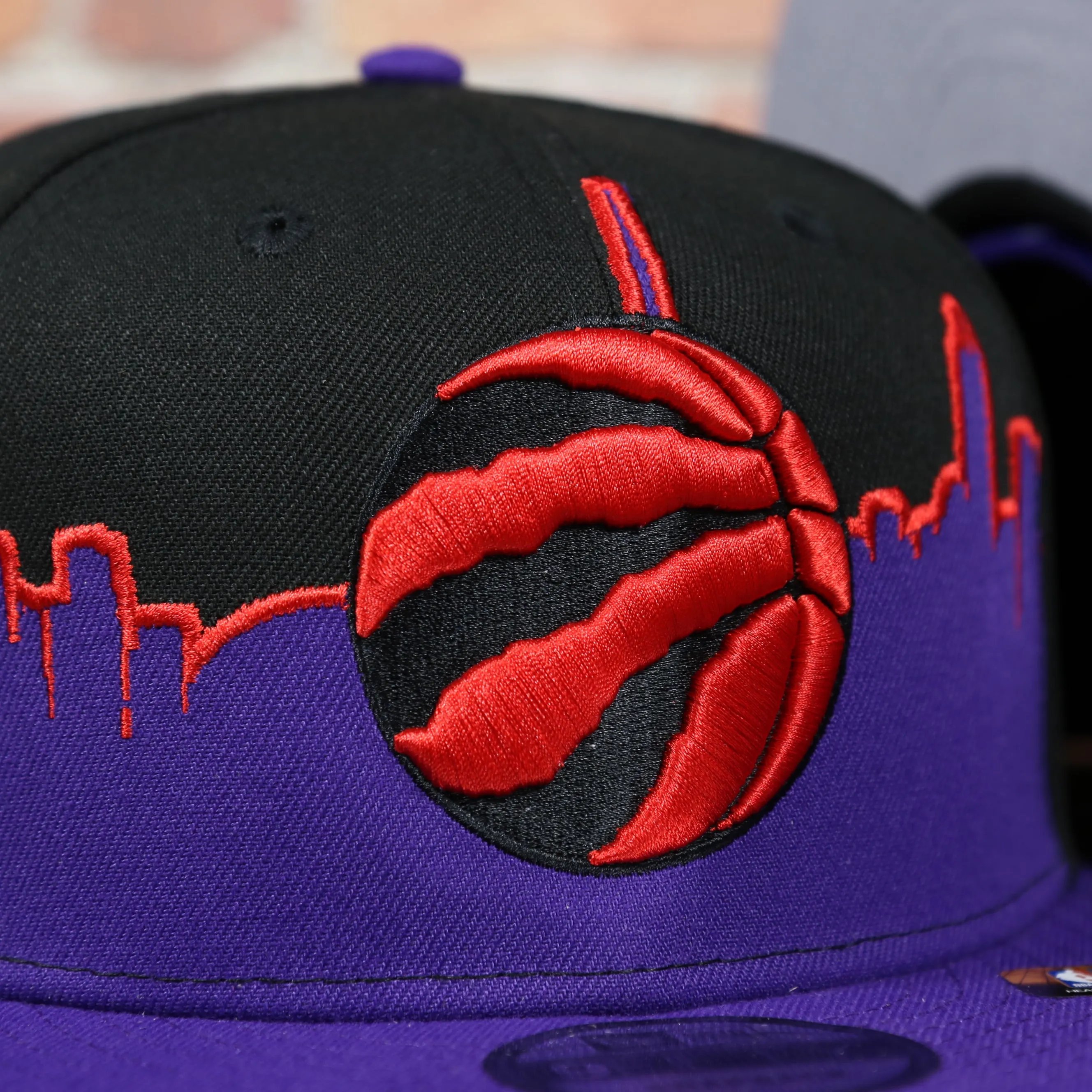 Toronto Raptors City Skyline Side Patch 9Fifty Snapback Hat | Toronto Skyline 950