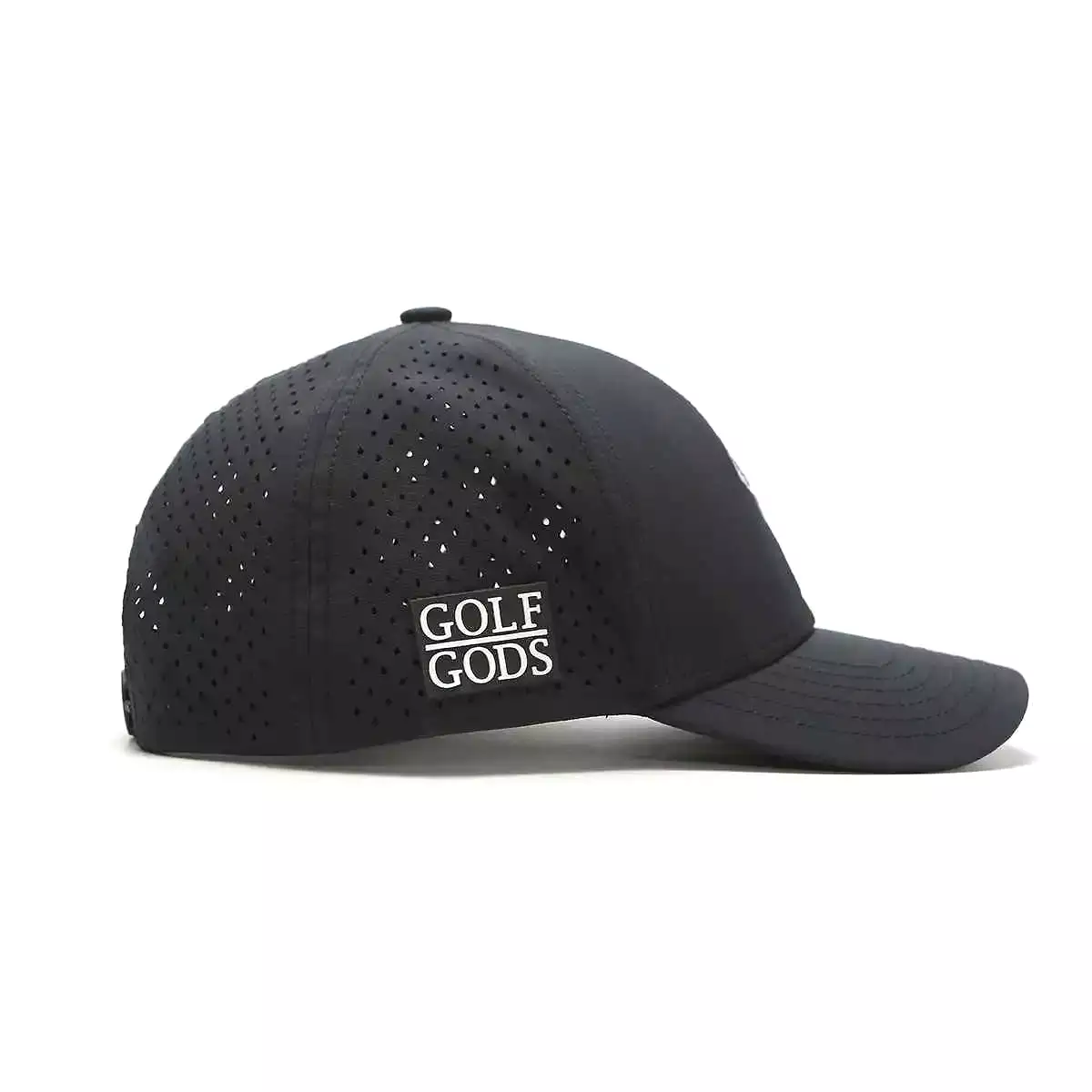 TOUR PRO Angry Golfer Golf Hat in Black with Curved Brim