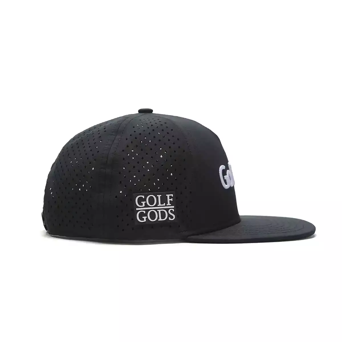 TOUR PRO Cocaine & Hookers Golf Hat in Black with Flat Brim