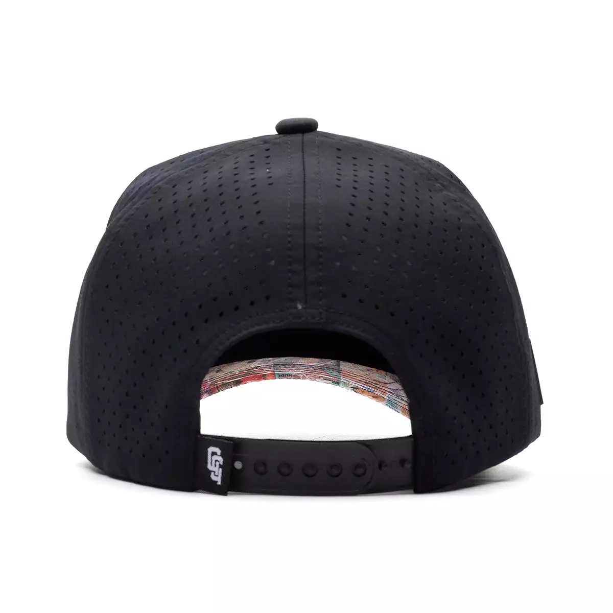 TOUR PRO PlayGolf Golf Hat in Black with Curved Brim