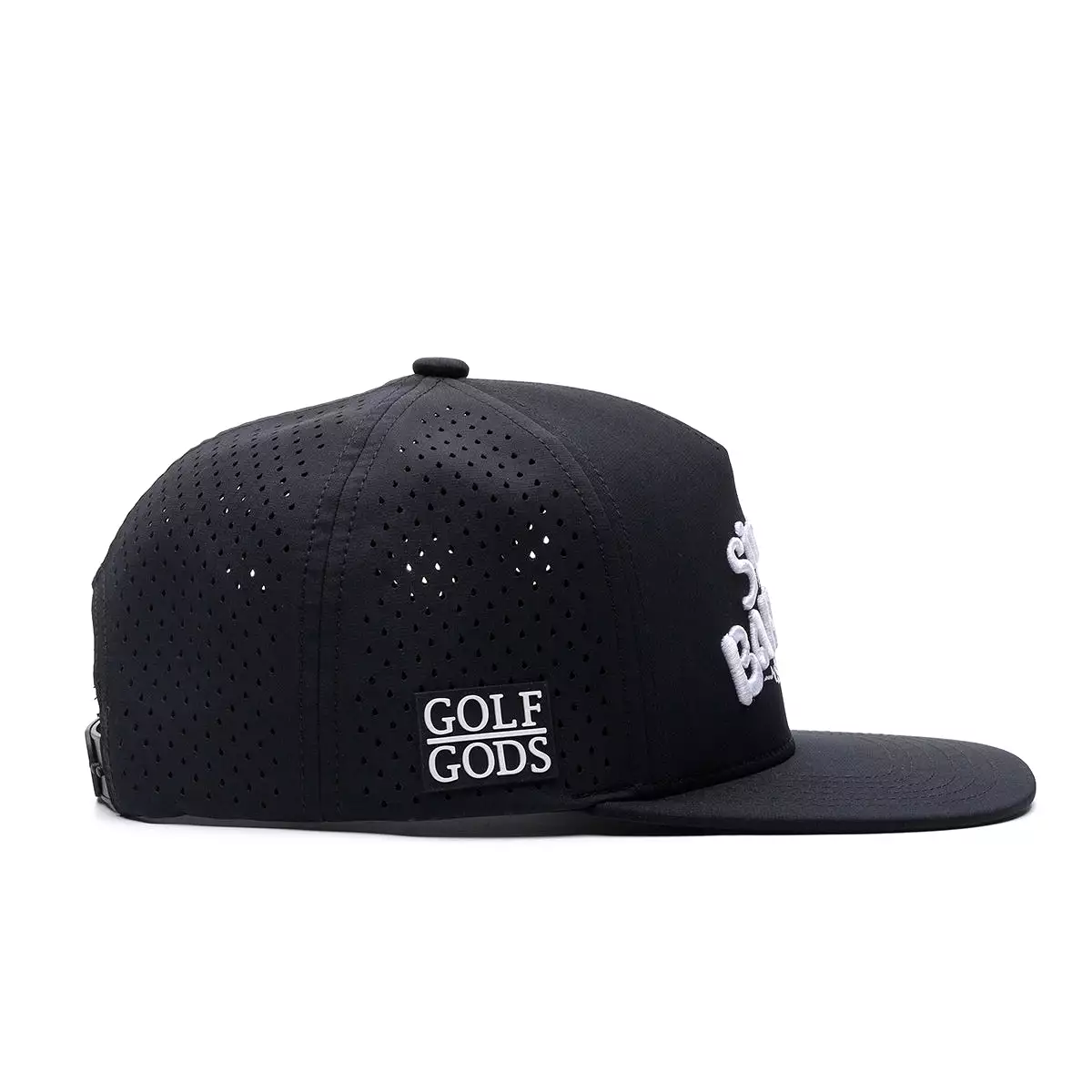 TOUR PRO Sinking Putts & Banging Sluts Golf Hat in Black with Flat Brim