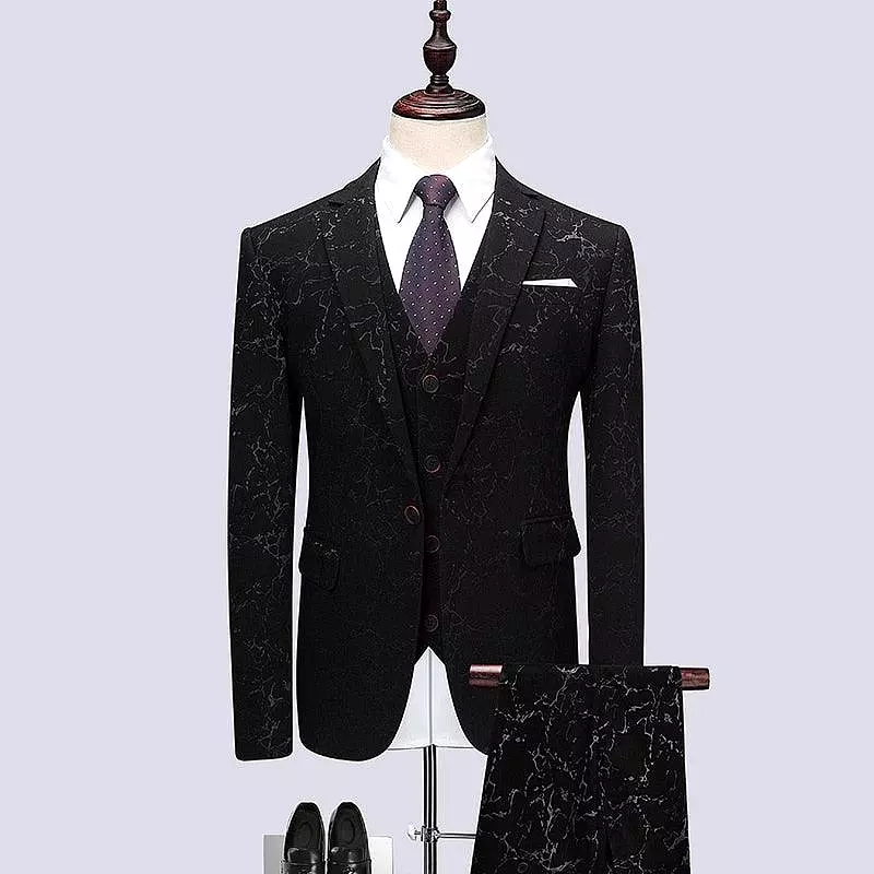 Vincenzo Luxury Galaxy 3- Piece Suit