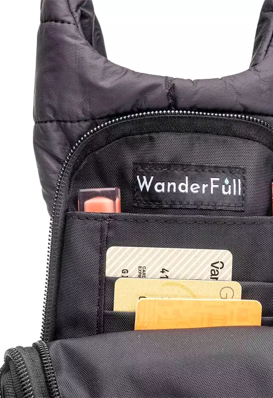 Wanderfull - Hydrobag Matte Black with Black Strap