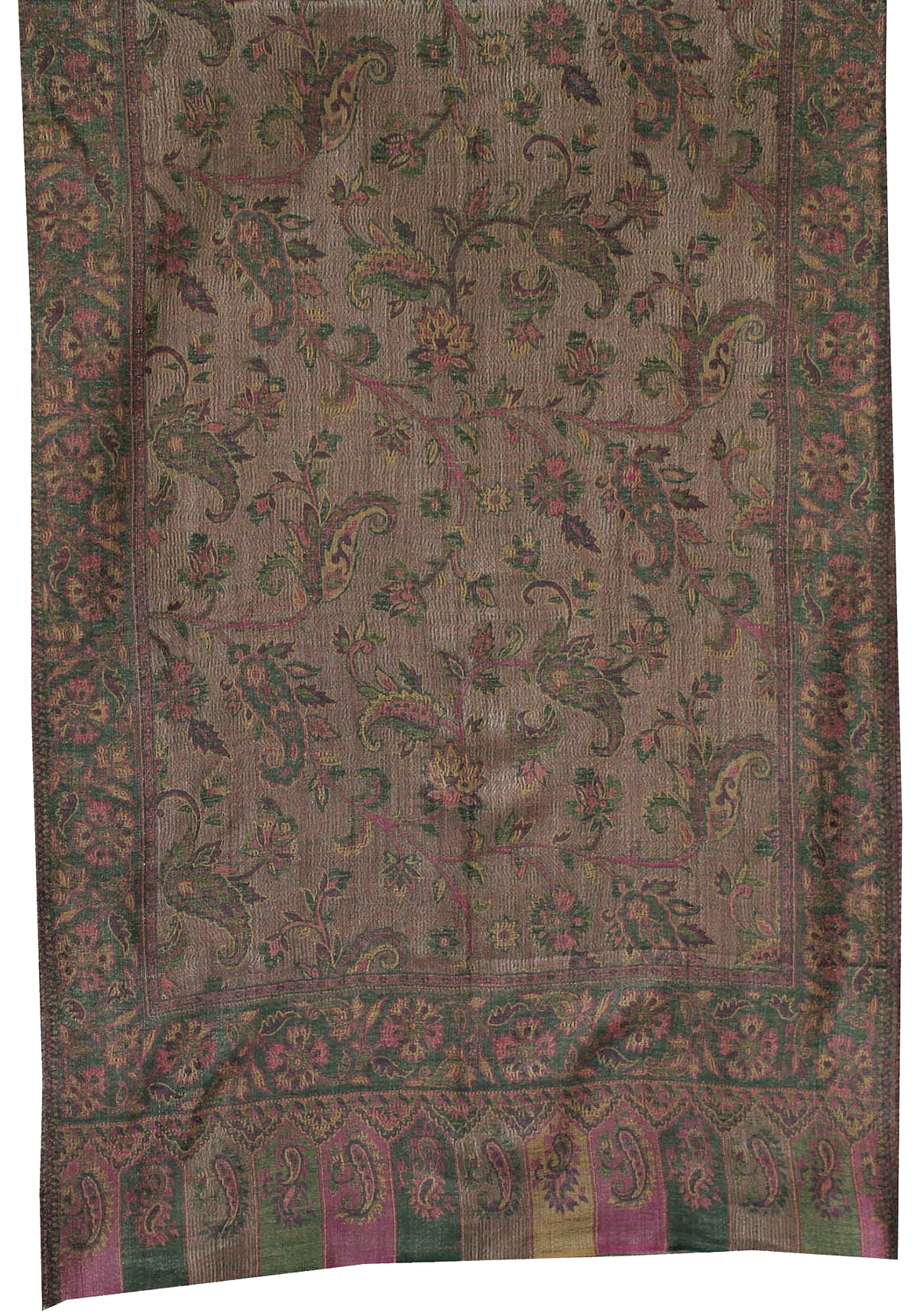 Womens Paisley Scarf Shawl Wool Indian Clothing (80 x 28 inches)