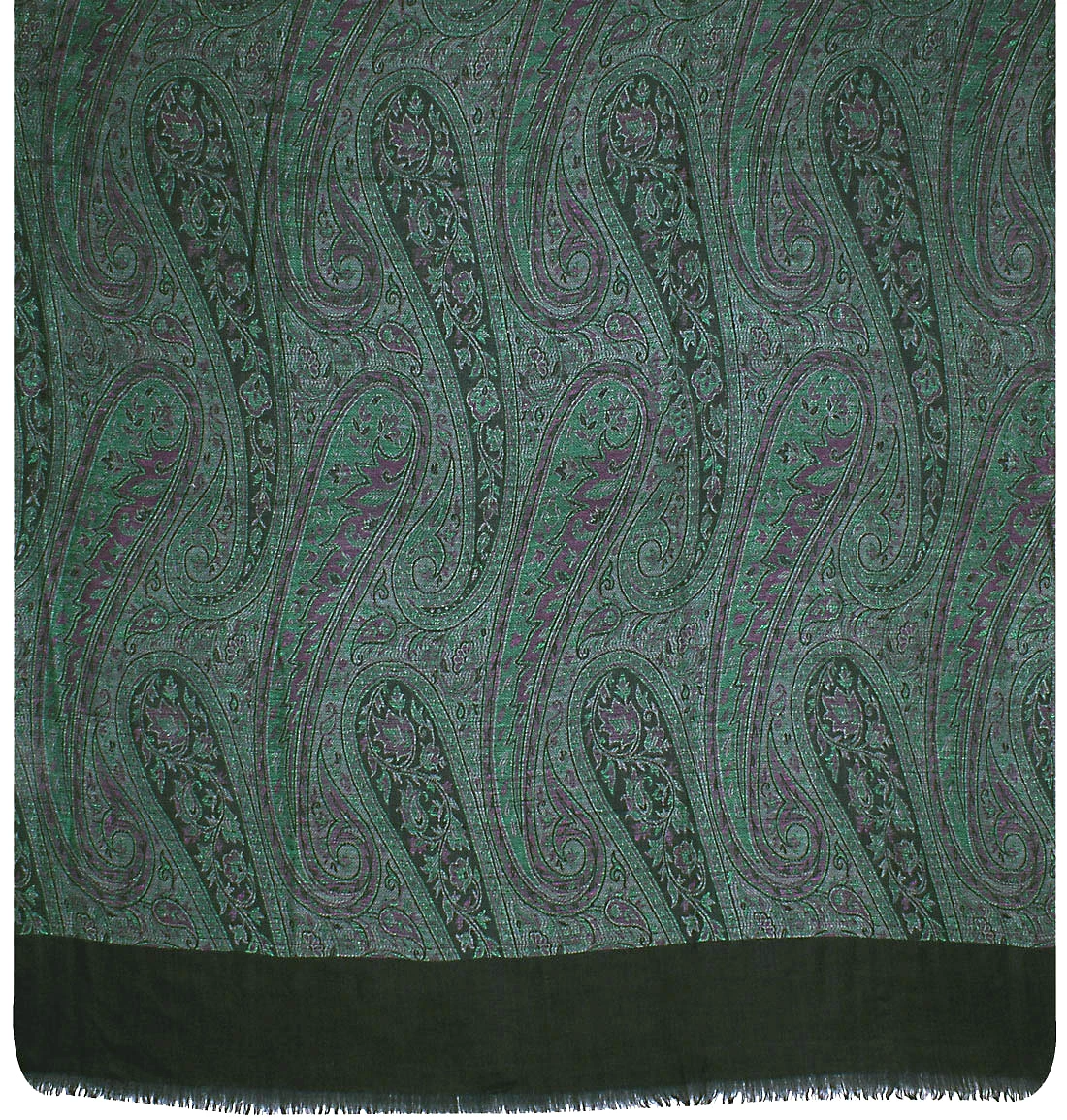 Wool Shawl Paisley Women's Wrap Gift India Clothes (80 x 40 inches)