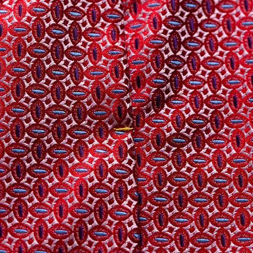 Zic-Zac Ovals Woven Silk Tie